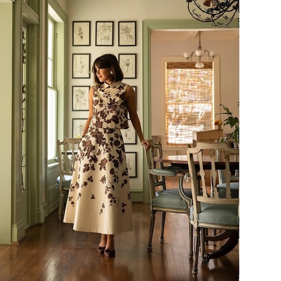 NWT Antonio Melani x Style Bungalow Chintz Floral Coordinating Canvas  Skirt - Picture 9 of 12